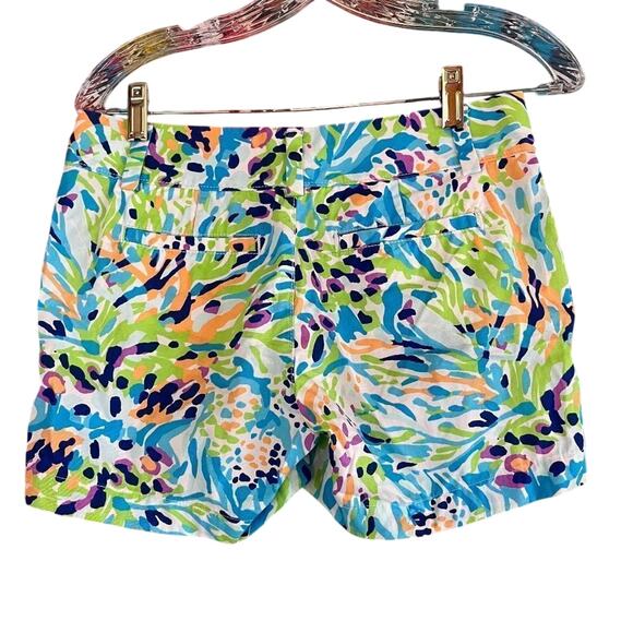 Lilly Pulitzer Chipper Short White Sea Soiree Size 0 - Picture 2 of 6